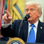 President Trump Holds Law Enforcement Event In White House's Oval Office