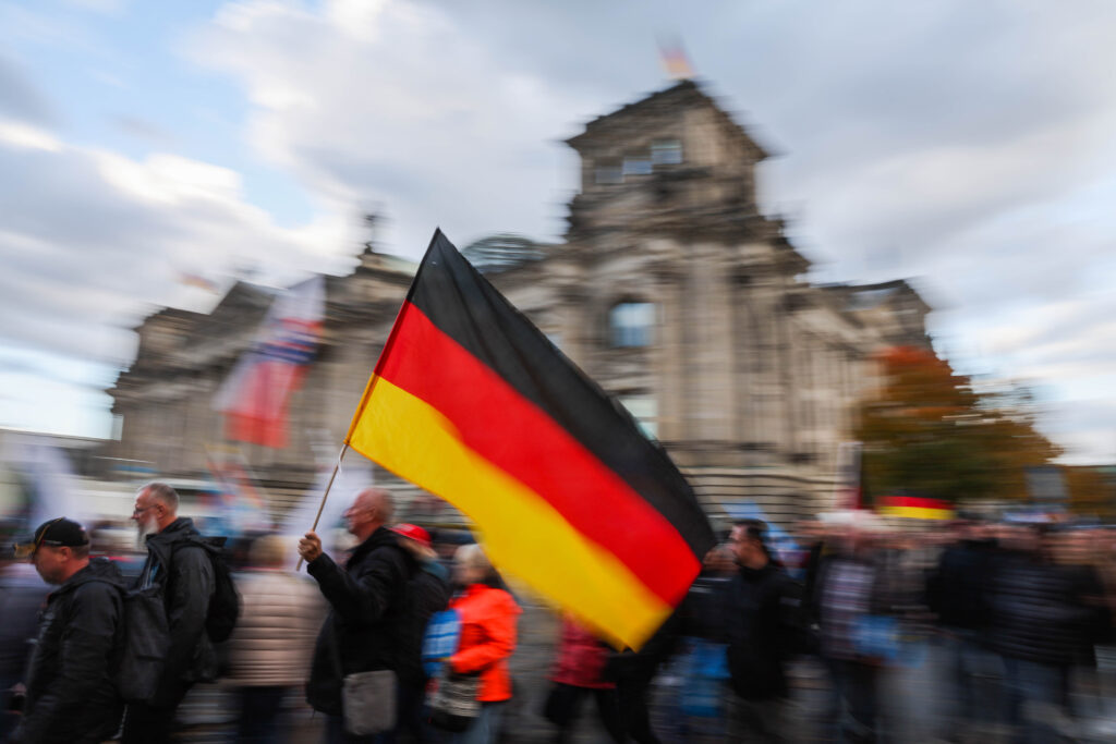 Demonstration der AfD für Energiesicherheit und Inflationsschutz
