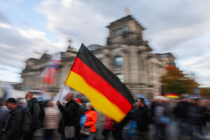 Demonstration der AfD für Energiesicherheit und Inflationsschutz