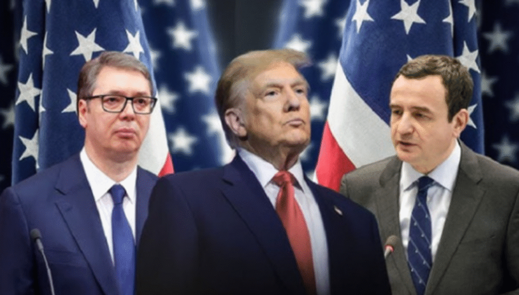 albin kurti donald trump vucic