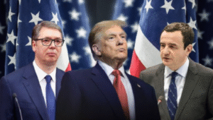 albin kurti donald trump vucic
