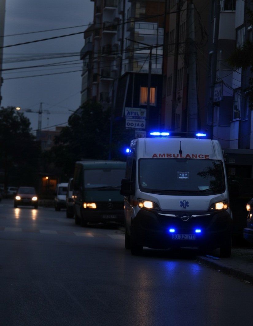 Ambulanca aksident naten