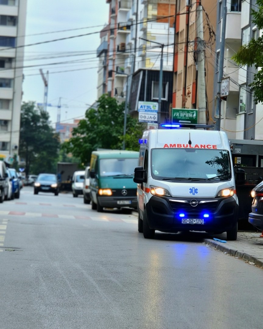 Amulanca aksident therrje therje vrasje rrahje