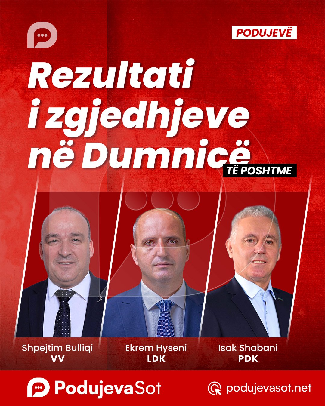 Rezultati i zgjedhjeve Podujeve
