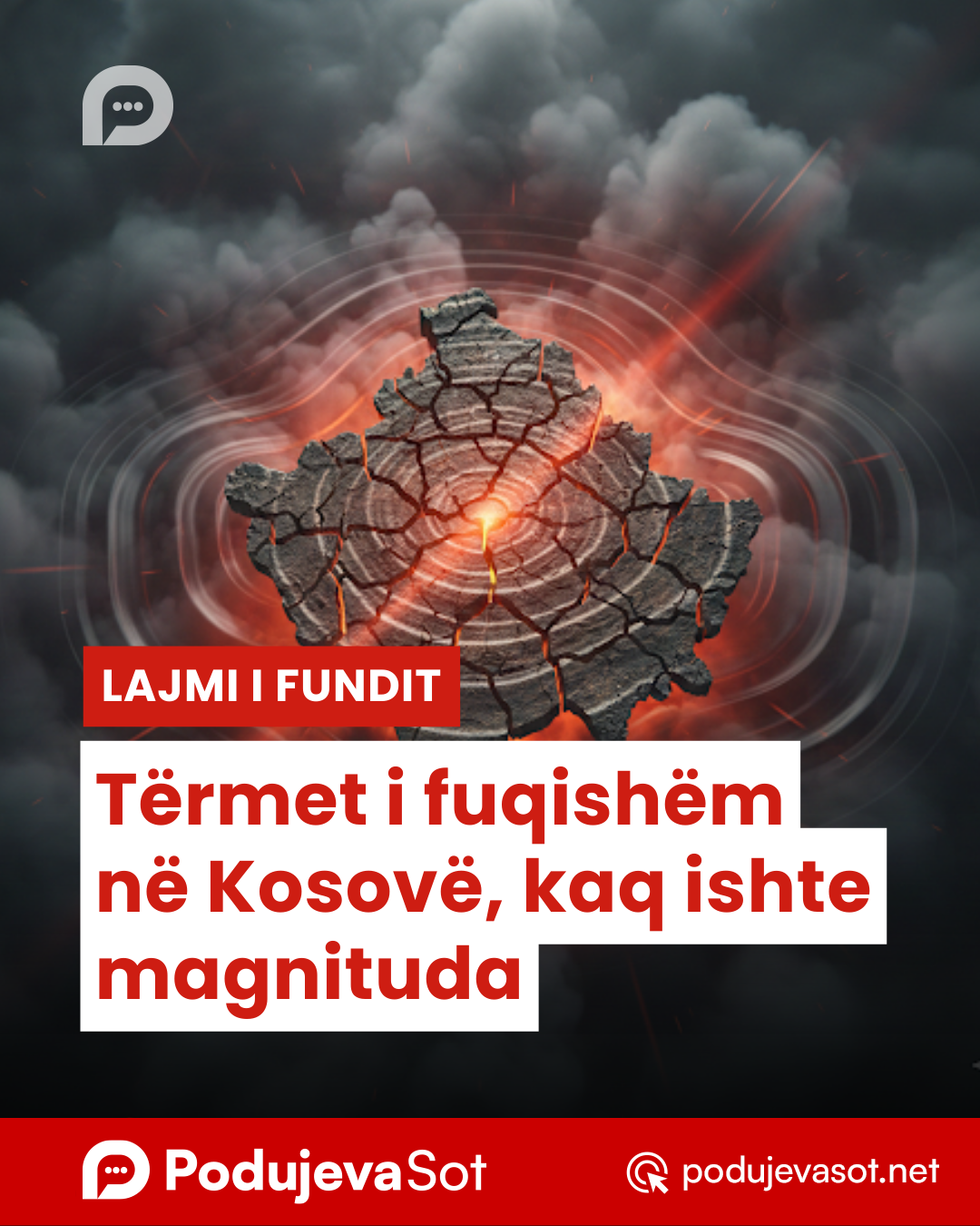 Tërmet i fuqishëm në Kosovë