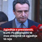 Zgjedhja e presidentit, Kurti: Po përpiqemi të mos shkojmë në zgjedhje të reja