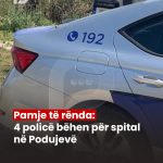 Pamje të rënda: 4 policë bëhen për spital në Podujevë